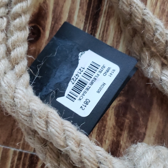 Jute Fleur Tieback Vatican Homes new Set of 2 NWT - Picture 6 of 10